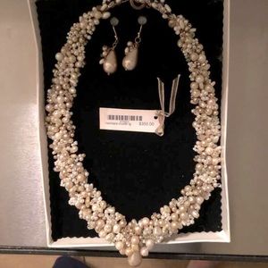Stunning formal wedding-inspired jewelry set handmade from Poland